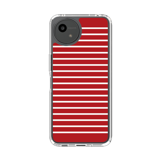 Slim Protection Case［ Middle Border - Red ］