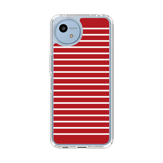 Slim Protection Case［ Middle Border - Red ］