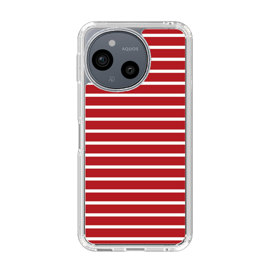 Slim Protection Case［ Middle Border - Red ］