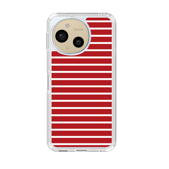 Slim Protection Case［ Middle Border - Red ］