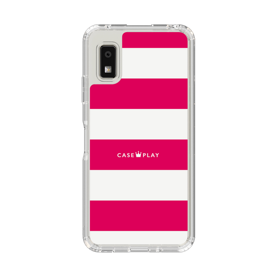 Slim Protection Case［ Big Border - Pink ］
