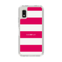 Slim Protection Case［ Big Border - Pink ］