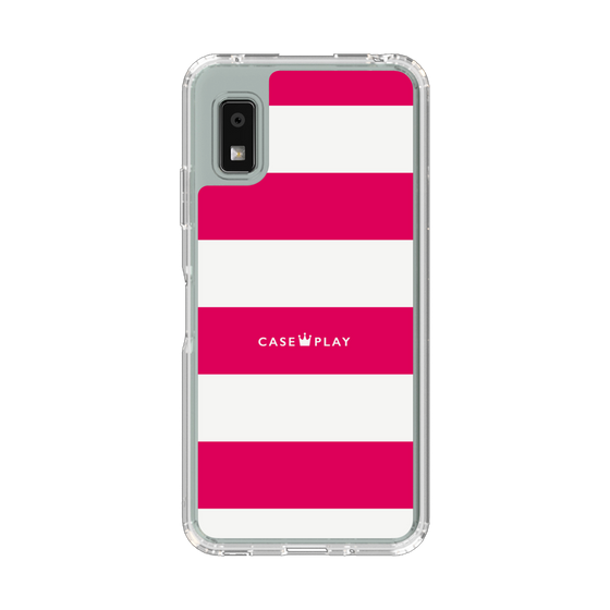 Slim Protection Case［ Big Border - Pink ］