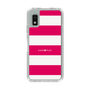 Slim Protection Case［ Big Border - Pink ］