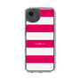 Slim Protection Case［ Big Border - Pink ］