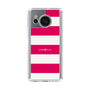Slim Protection Case［ Big Border - Pink ］