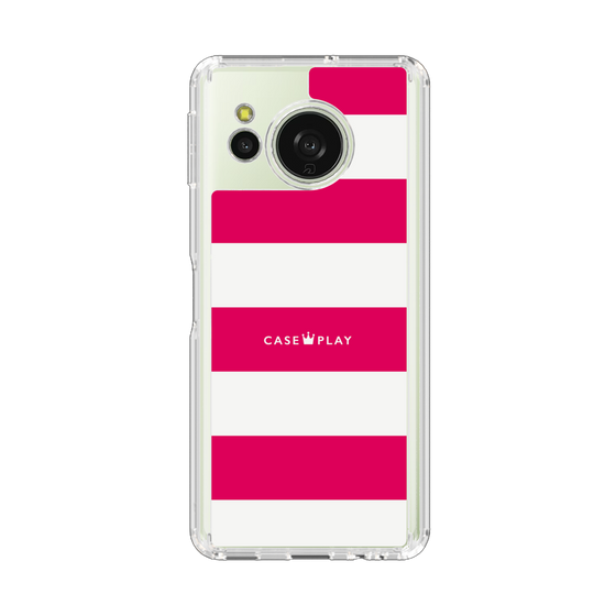 Slim Protection Case［ Big Border - Pink ］