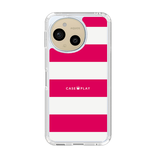 Slim Protection Case［ Big Border - Pink ］