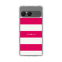 Slim Protection Case［ Big Border - Pink ］