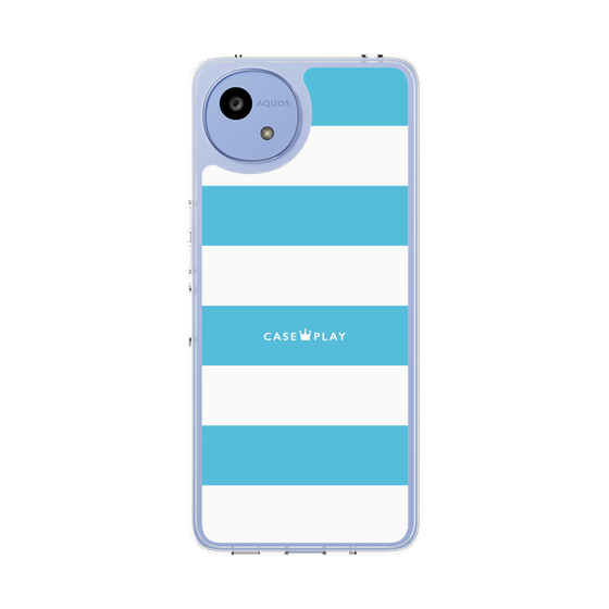 Slim Protection Case［ Big Border - Blue ］
