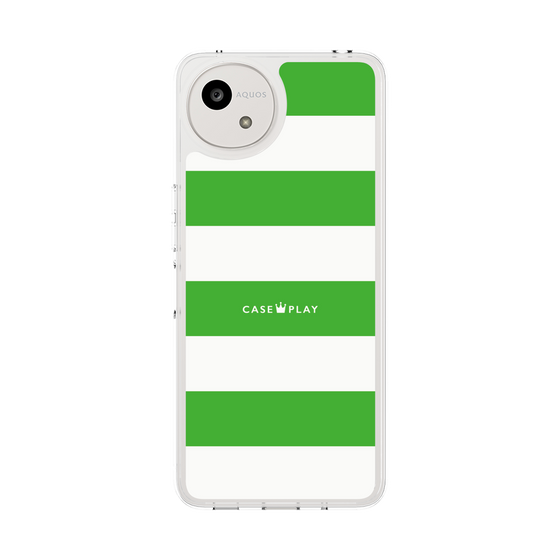 Slim Protection Case［ Big Border - Green ］