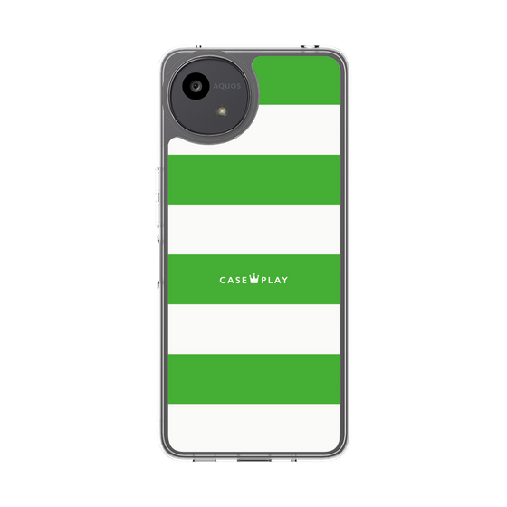 Slim Protection Case［ Big Border - Green ］
