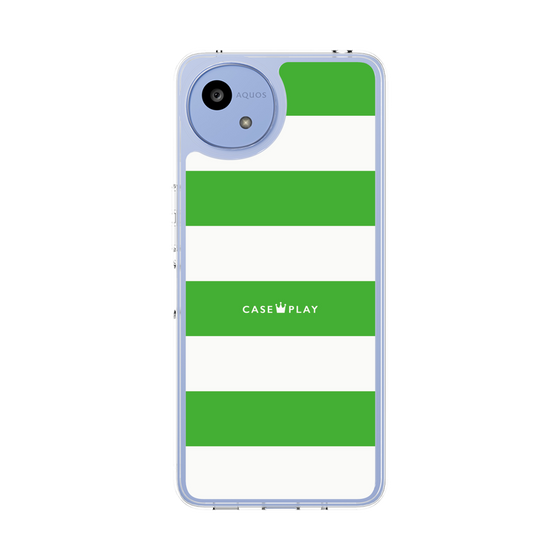 Slim Protection Case［ Big Border - Green ］