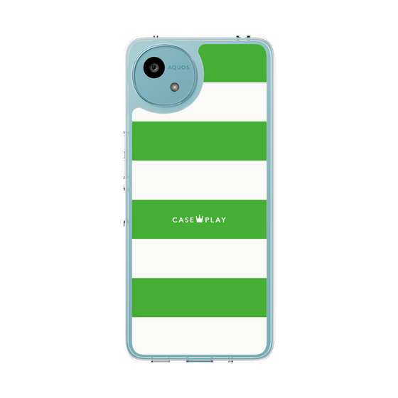 Slim Protection Case［ Big Border - Green ］