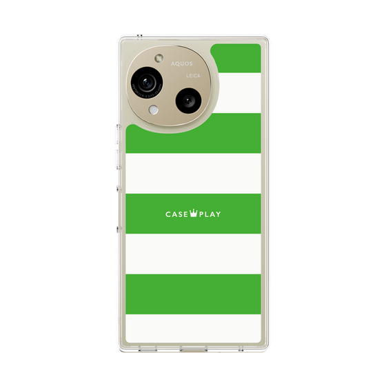 Slim Protection Case［ Big Border - Green ］