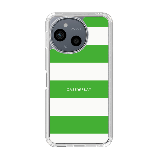Slim Protection Case［ Big Border - Green ］