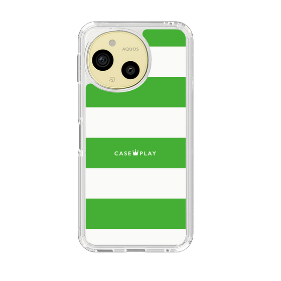 Slim Protection Case［ Big Border - Green ］