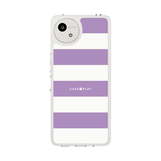 Slim Protection Case［ Big Border - Purple ］
