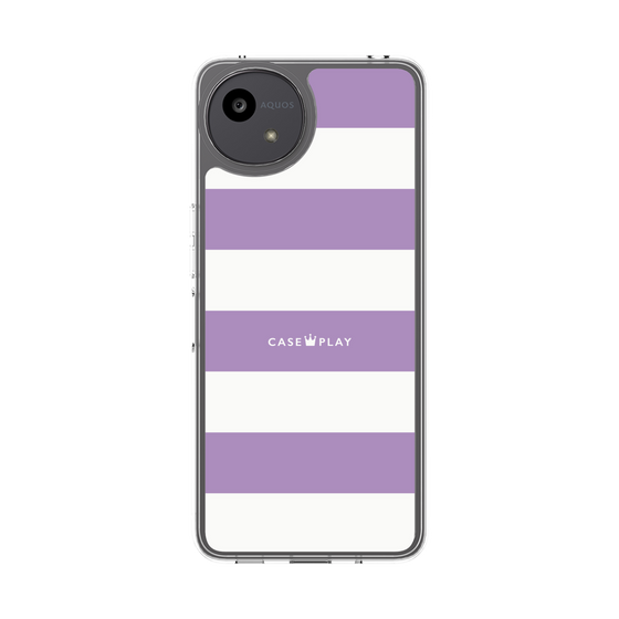 Slim Protection Case［ Big Border - Purple ］