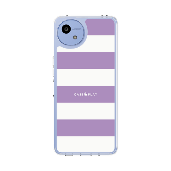 Slim Protection Case［ Big Border - Purple ］