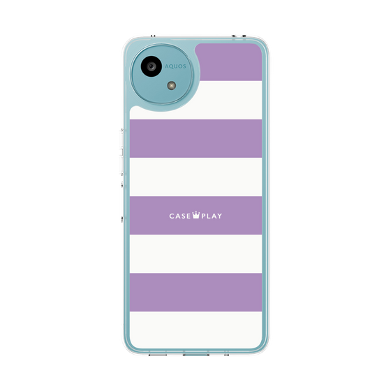 Slim Protection Case［ Big Border - Purple ］