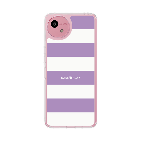 Slim Protection Case［ Big Border - Purple ］