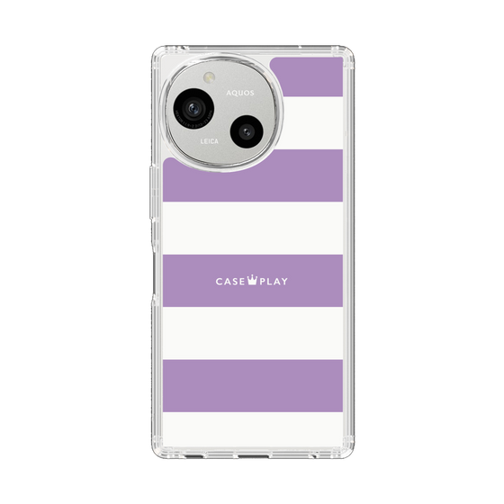 Slim Protection Case［ Big Border - Purple ］