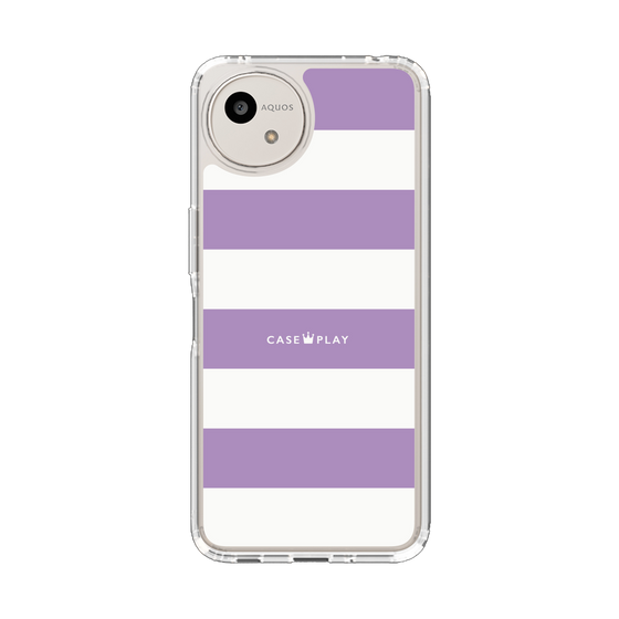 Slim Protection Case［ Big Border - Purple ］