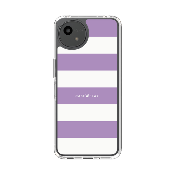 Slim Protection Case［ Big Border - Purple ］