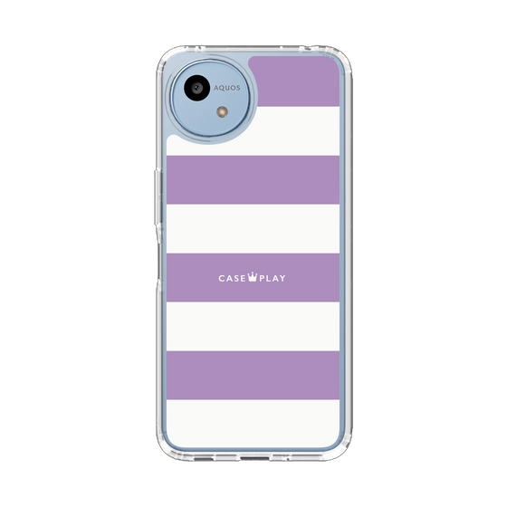 Slim Protection Case［ Big Border - Purple ］