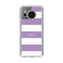 Slim Protection Case［ Big Border - Purple ］