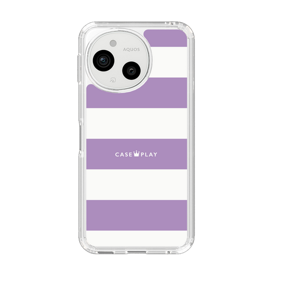 Slim Protection Case［ Big Border - Purple ］