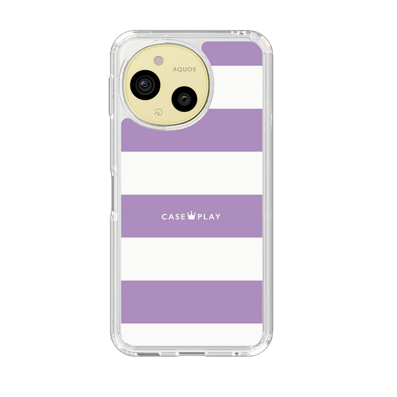 Slim Protection Case［ Big Border - Purple ］