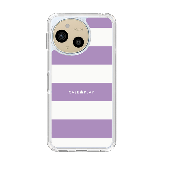 Slim Protection Case［ Big Border - Purple ］