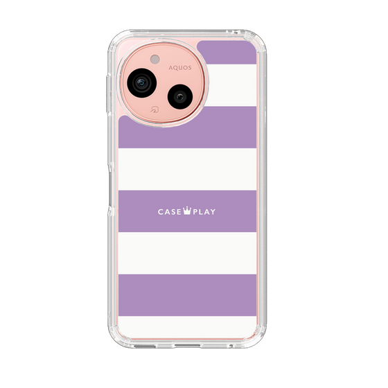 Slim Protection Case［ Big Border - Purple ］