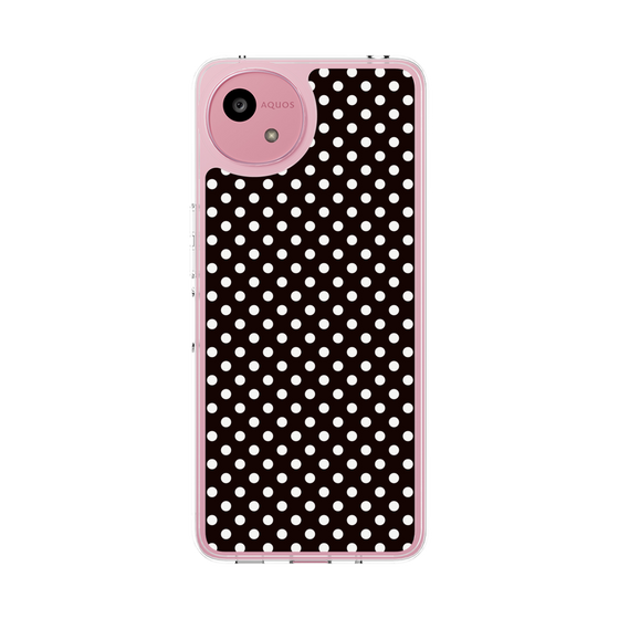 Slim Protection Case［ Small Dot - Black ］