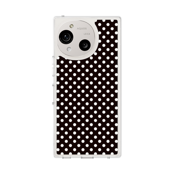 Slim Protection Case［ Small Dot - Black ］