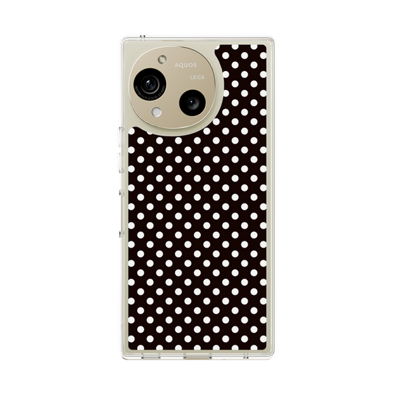 Slim Protection Case［ Small Dot - Black ］