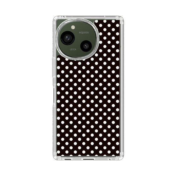 Slim Protection Case［ Small Dot - Black ］