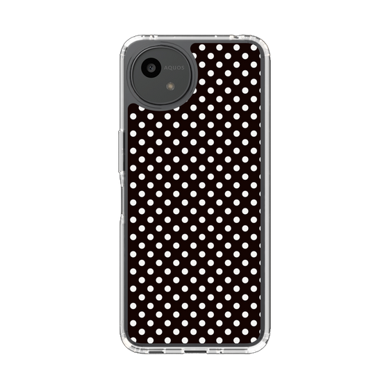 Slim Protection Case［ Small Dot - Black ］