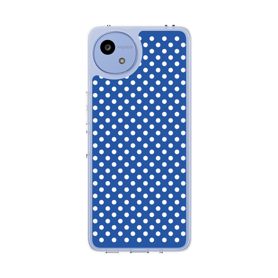 Slim Protection Case［ Small Dot - Blue ］
