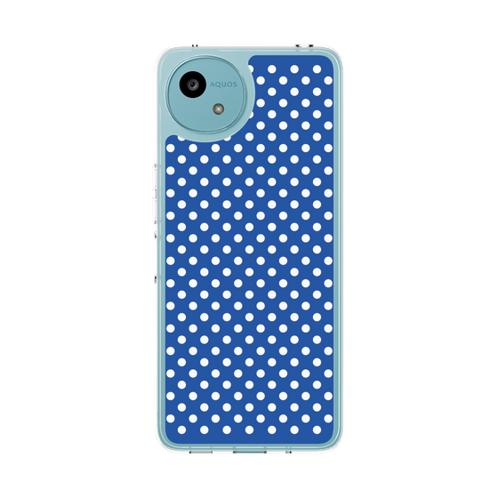 Slim Protection Case［ Small Dot - Blue ］