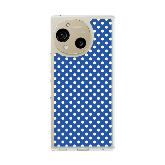 Slim Protection Case［ Small Dot - Blue ］