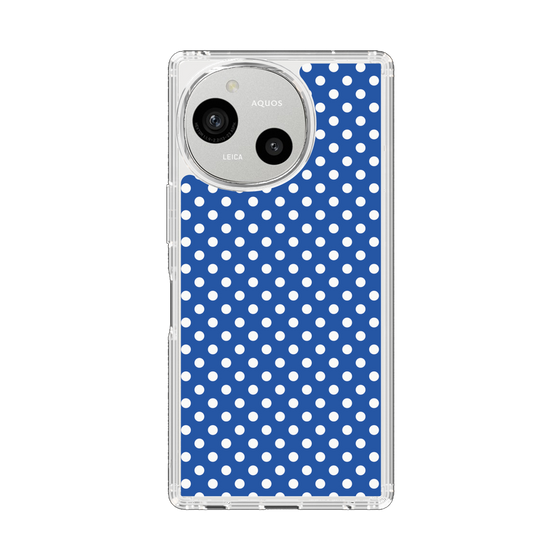 Slim Protection Case［ Small Dot - Blue ］