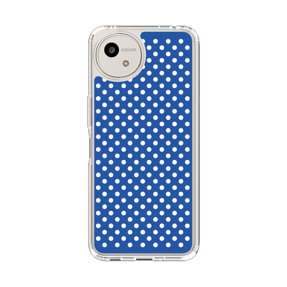 Slim Protection Case［ Small Dot - Blue ］