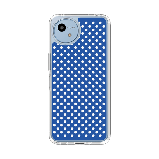 Slim Protection Case［ Small Dot - Blue ］