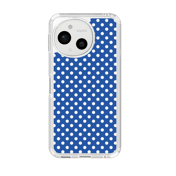 Slim Protection Case［ Small Dot - Blue ］