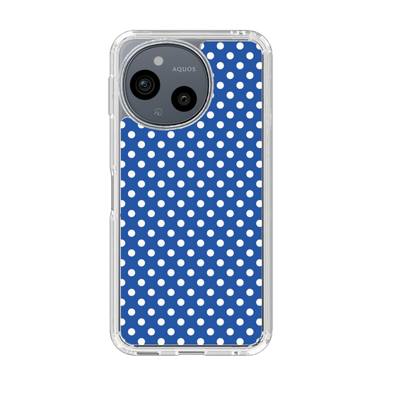 Slim Protection Case［ Small Dot - Blue ］