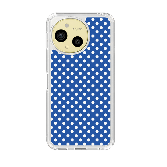 Slim Protection Case［ Small Dot - Blue ］