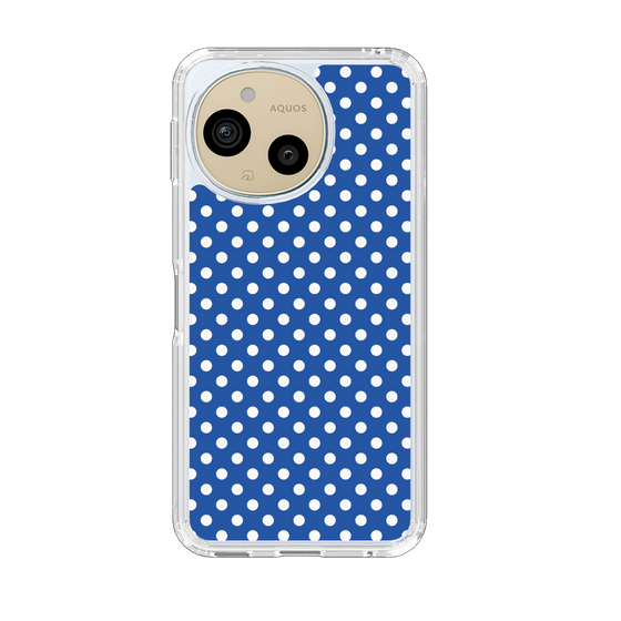 Slim Protection Case［ Small Dot - Blue ］
